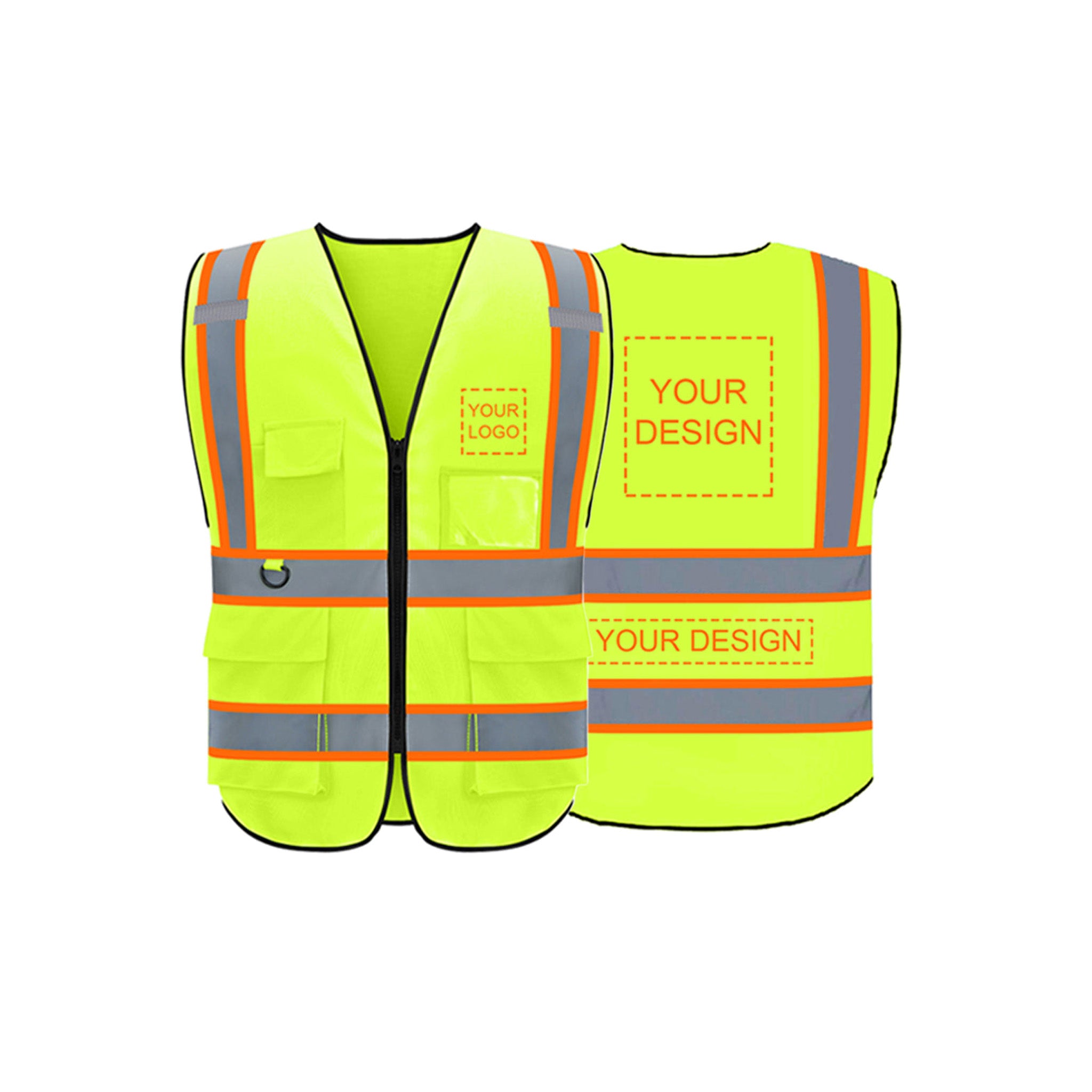 custom safety vest mango branding