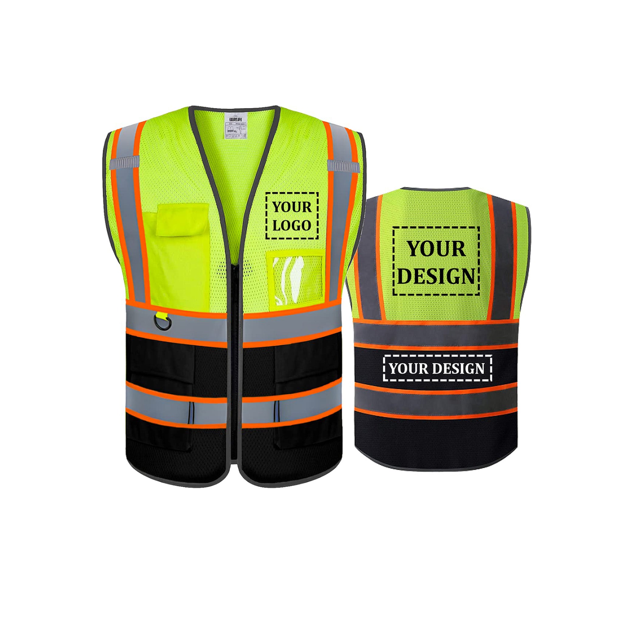Custom Safety Vests with Your Logo Online Free - SafetyCustom.com