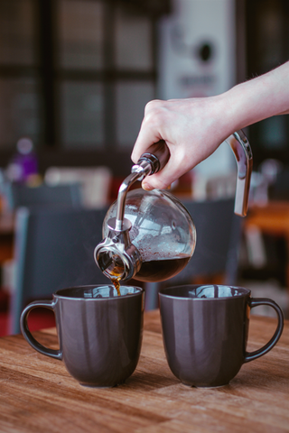 Smoother and cleaner coffee using siphon