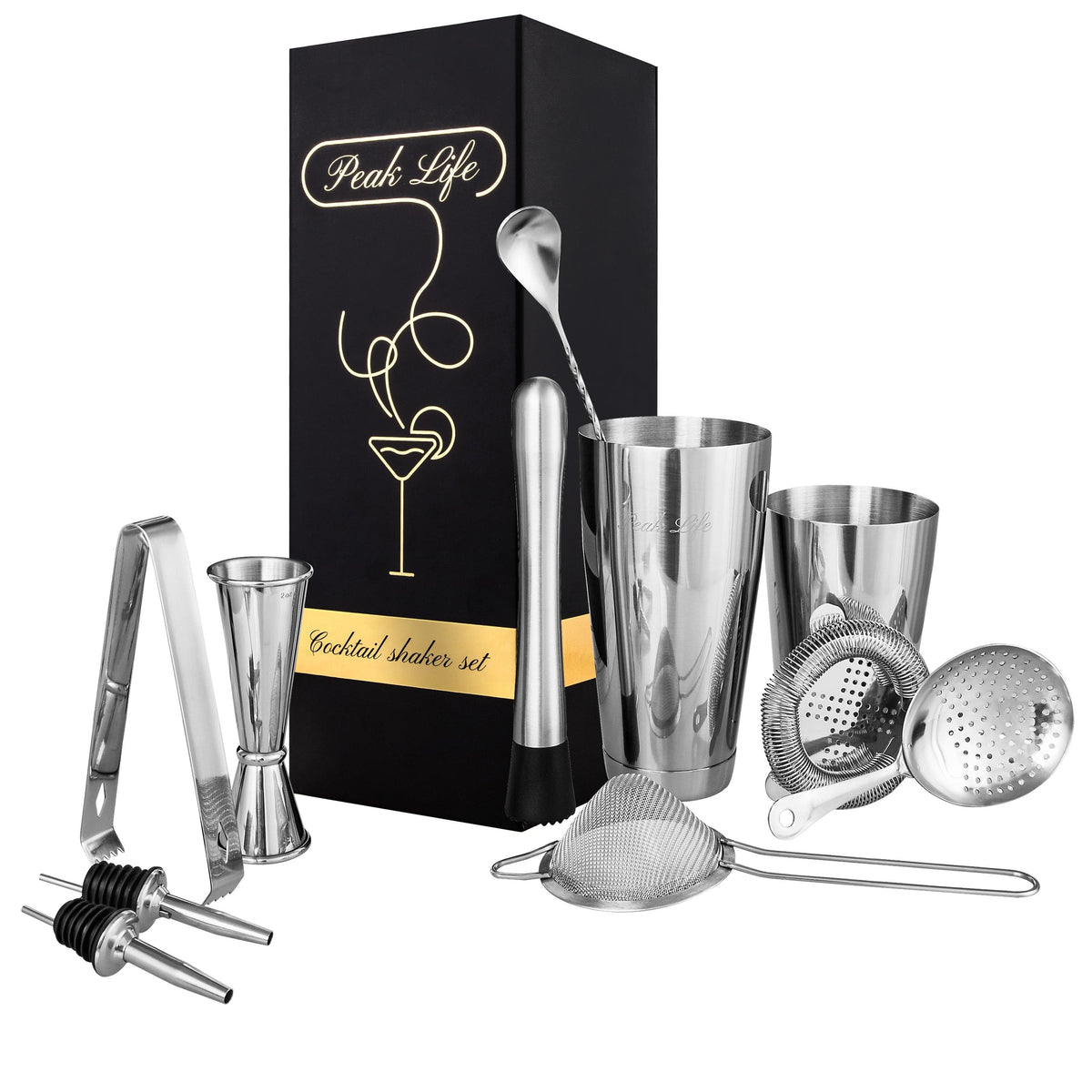 Personalized Mixologist Stainless Steel Cocktail Shaker