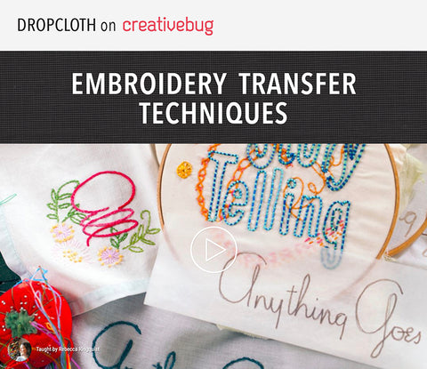 Embroidery Transfer Techniques