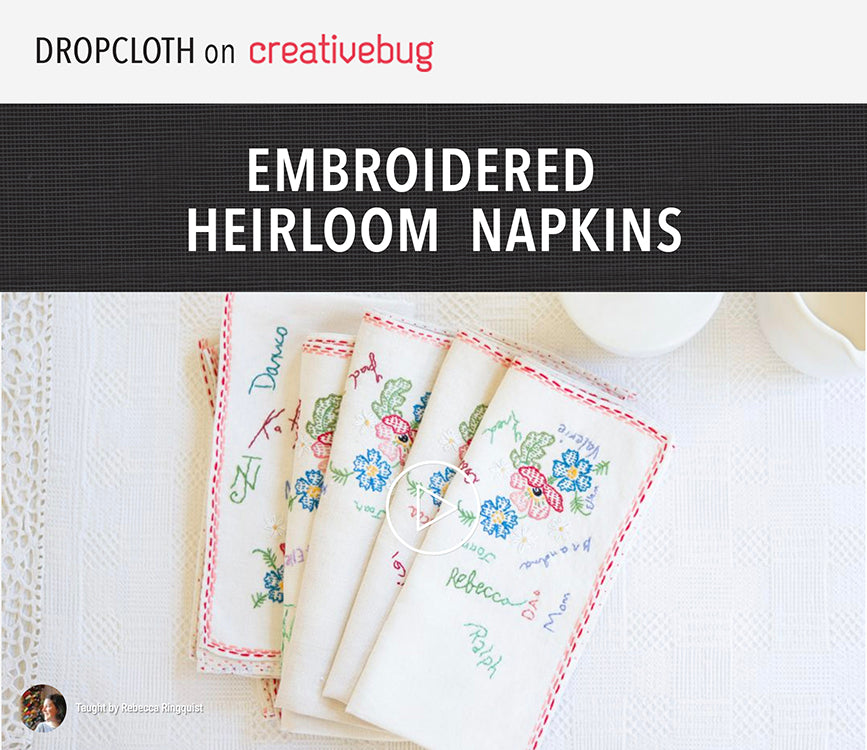 Embroidered Heirloom Napkins