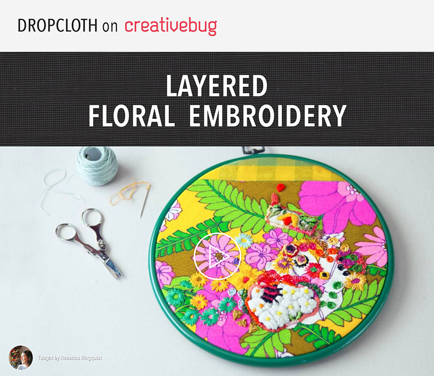 Floral Embroidery Class