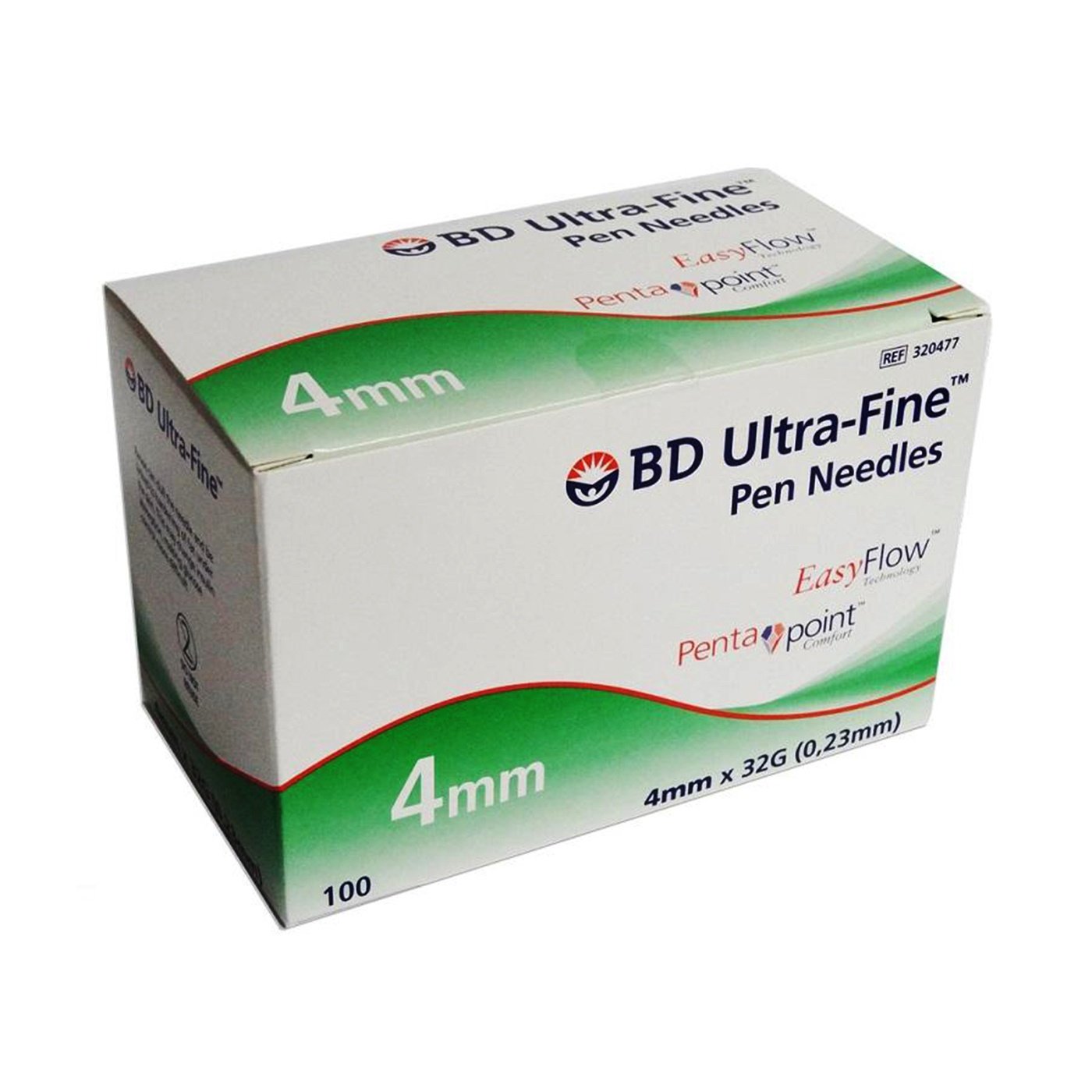 BD Ultra-Fine 4mm Pen Needle 32G 100pk