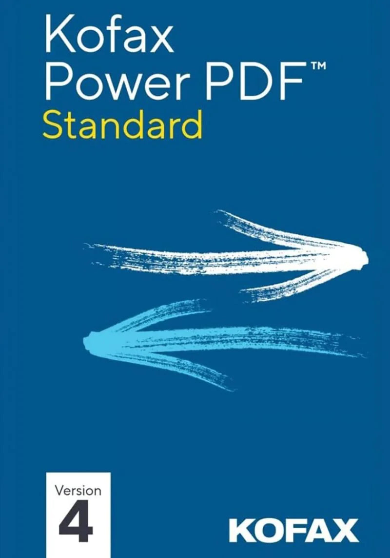 Kofax Power PDF 4 Standard - Digital Download - Windows