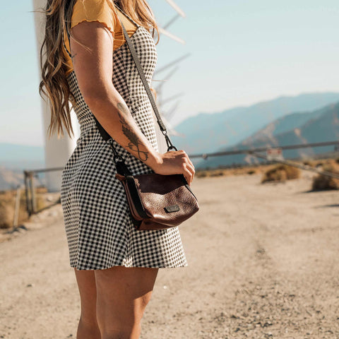 mini crossbody leather