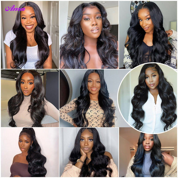 250 Density Lace Wig 28 30 Inch Body Wave Lace Front Wig 13X2 Transparent Lace Wigs Remy Lace Front Human Hair Wigs For Women