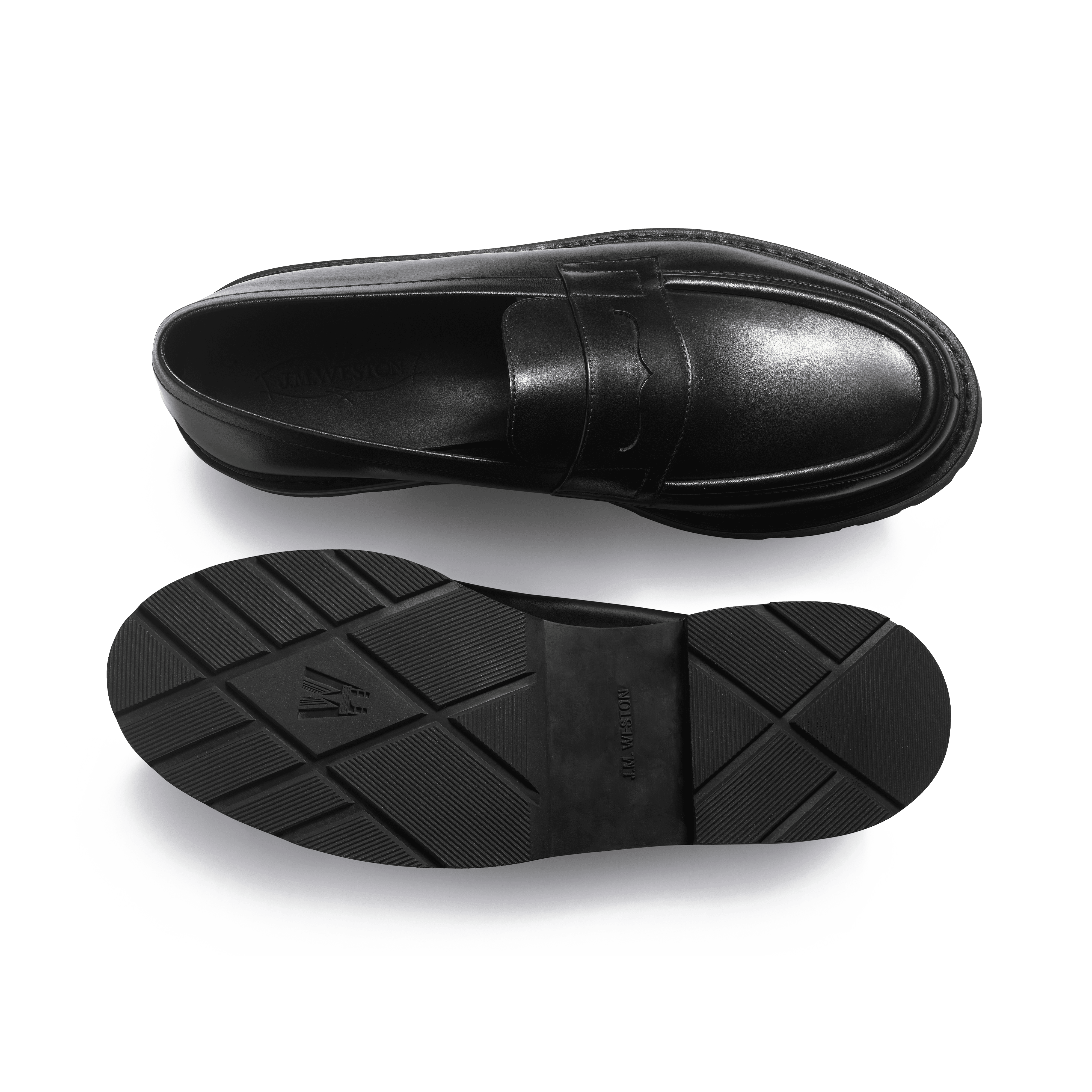 Men's Black Leather Eugène Loafer – J.M. Weston