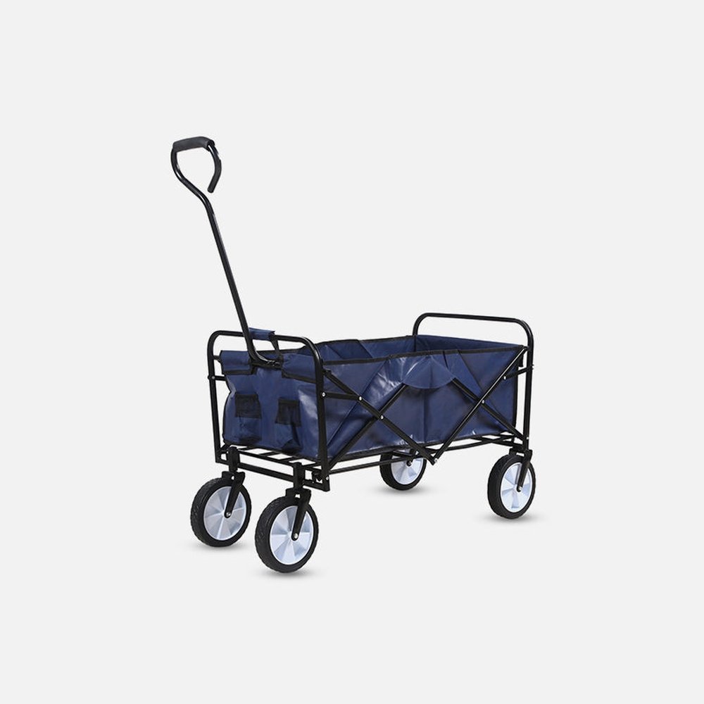 Simple Deluxe Rolling Collapsible Garden Cart