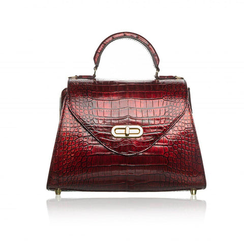 Red Alligator Handbag