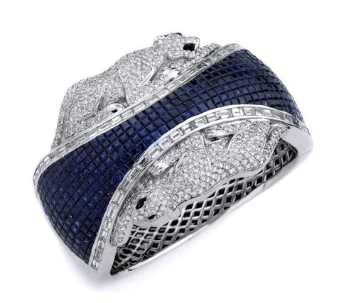 A sapphire and diamond bracelet from Twila True Fine Jewelry & Watches