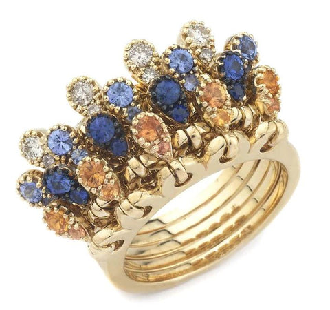 A sapphire yellow gold ring from Twila True Fine Jewelry & Watches