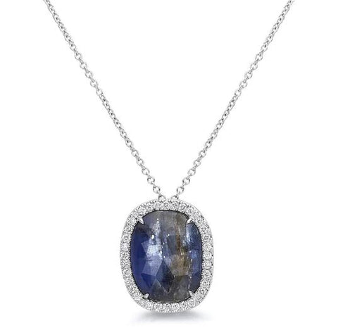 A sapphire pendant necklace from Twila True Fine Jewelry & Watches