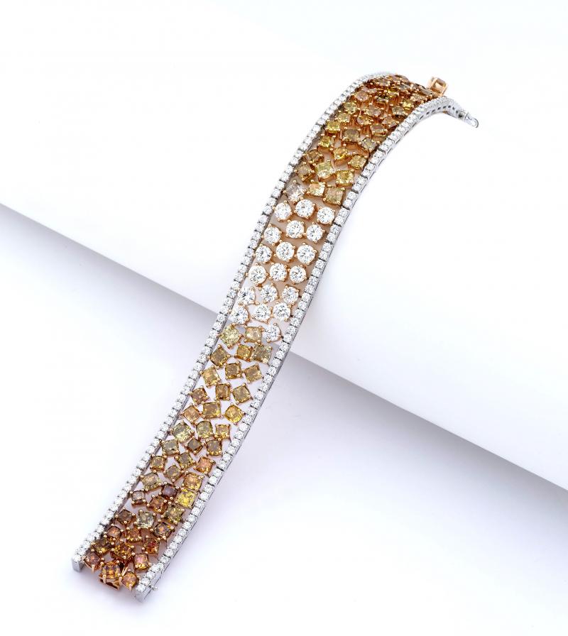 chocolate diamond bangle