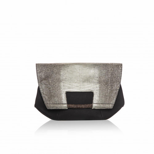 Ombre Noir Lizard Bag Black Handbag