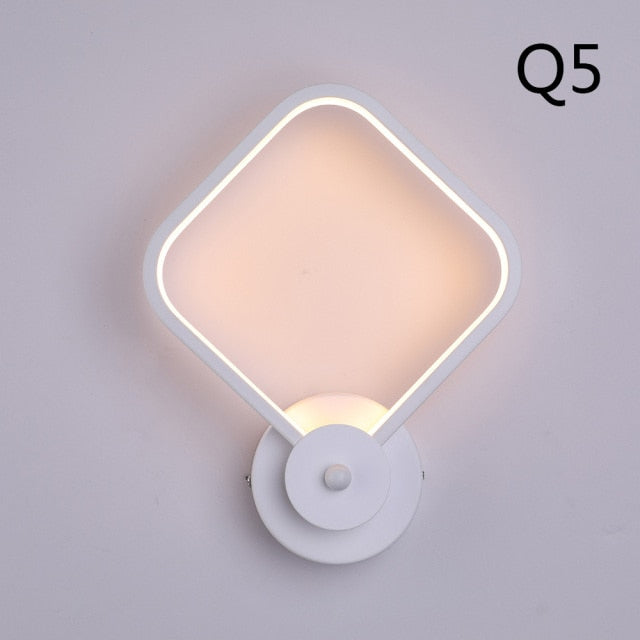 LED wall lamps Nordic style bedroom LED wall lights living room wall lighting indoor lamps warm white light and cold white light