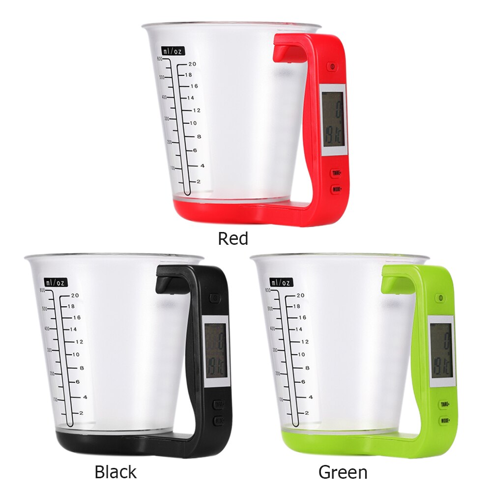 New Electronic Measuring Cup Kitchen Food Water Scales Digital Beaker Measurement Cups Digital Weigh Temperature Measuring Cups