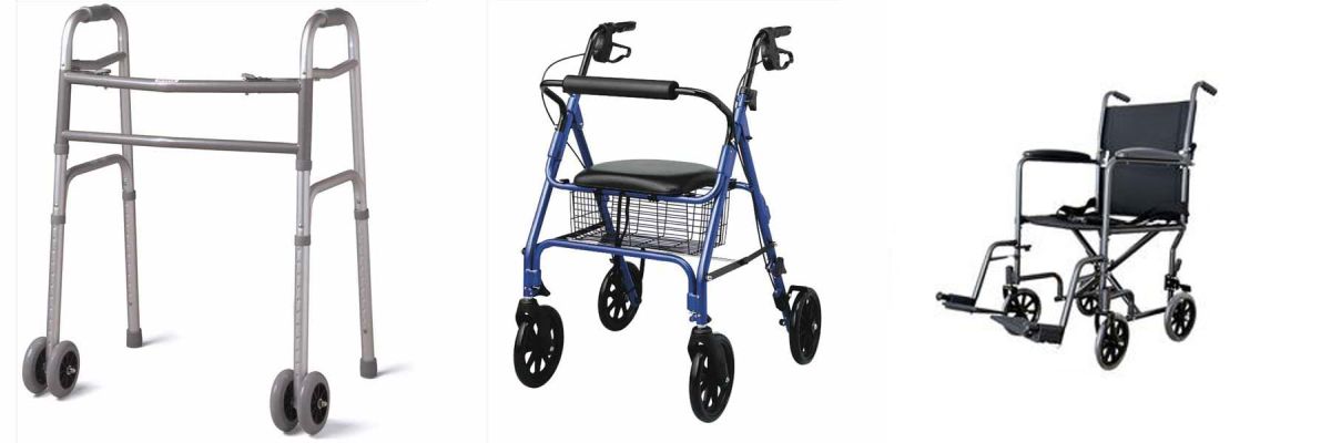 Rollators, Walkers & Transport Chairs- Which is Best for Me?