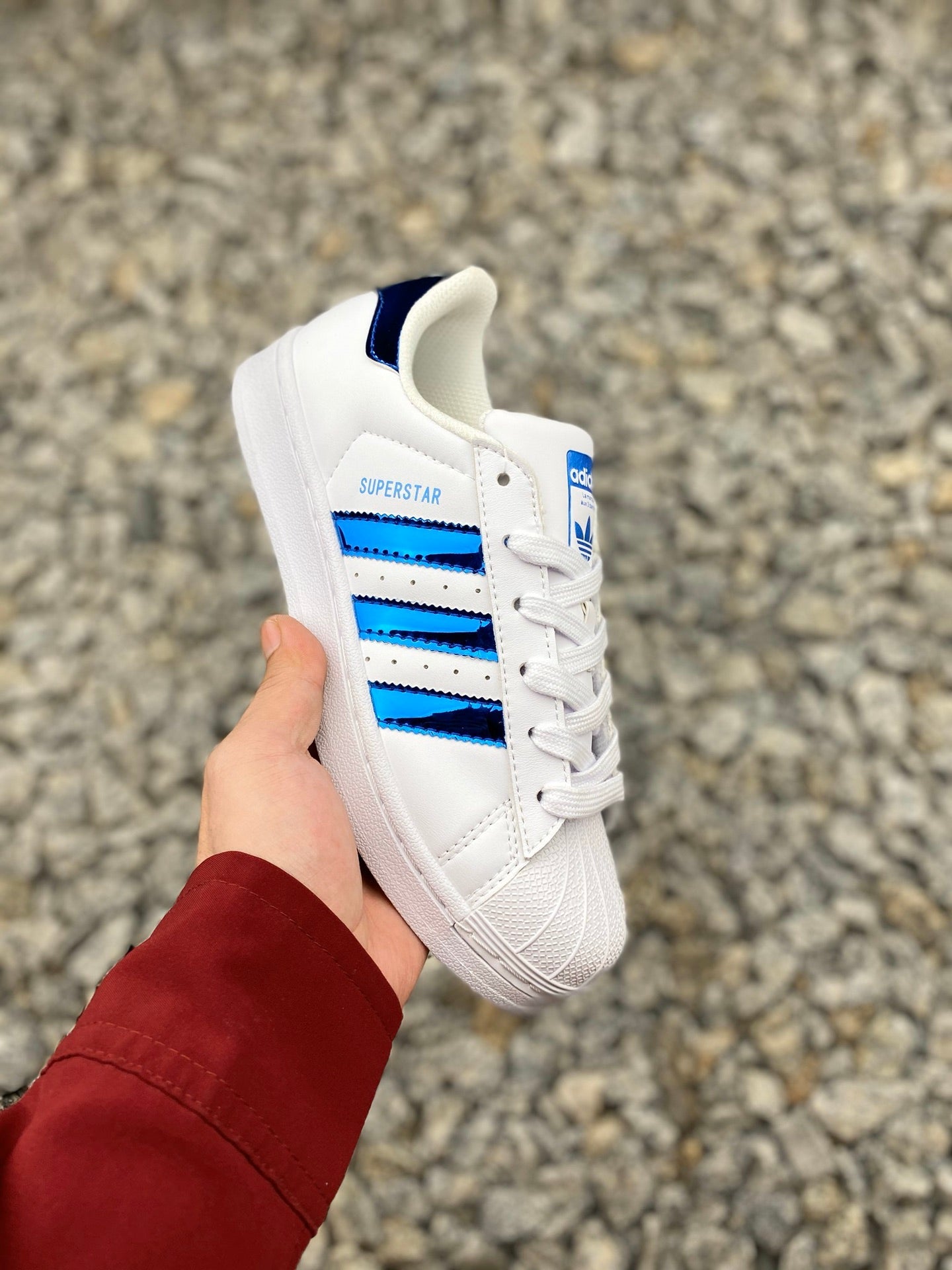 Adidas Superstar Blue Sneakers Shoes