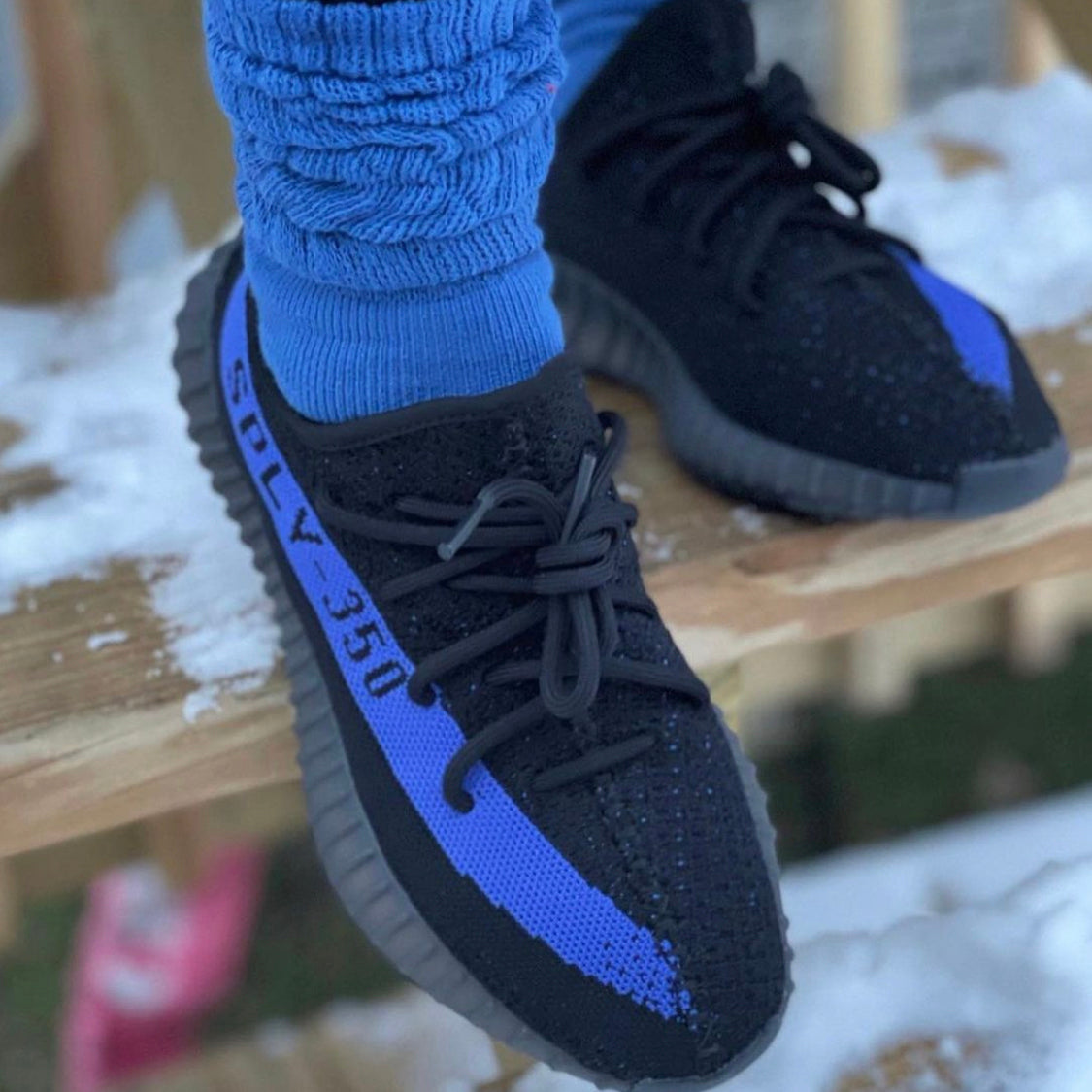 adidas Yeezy Boost 350 V2 Dazzling Blue Snrakers Shoes