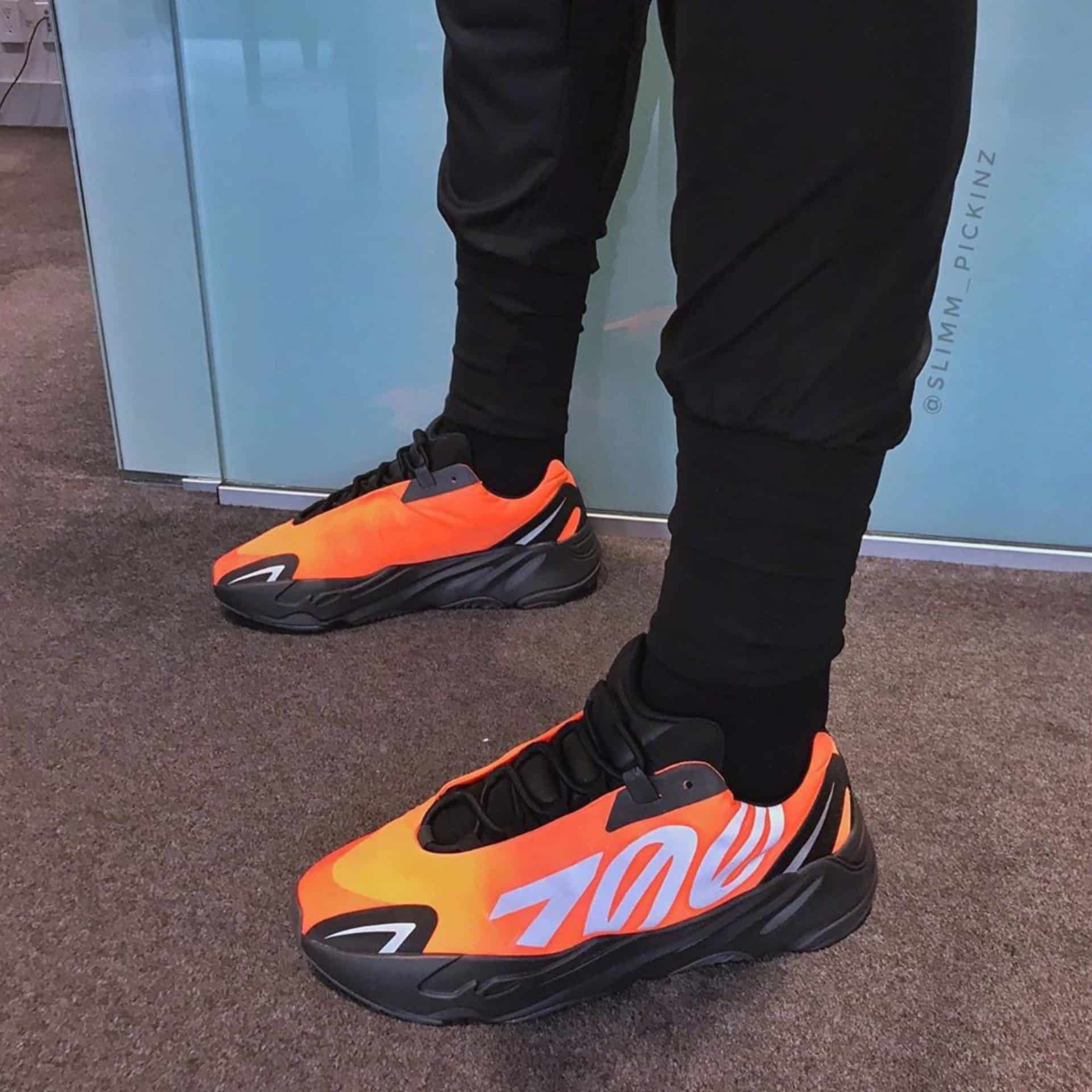Adidas Yeezy Boost 700 MNVN Orange Sneaker Shoes