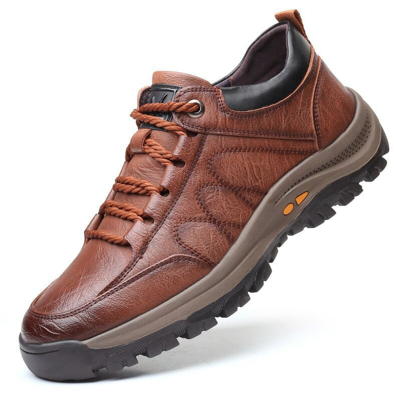 Non-slip Leather Outdoor Hiking Shoes | stopXpress