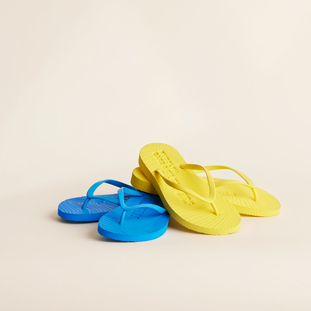 Rudolph Care x Sleepers Yellow Flip Flop – SLEEPERS EU