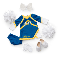  American Girl Dallas Cowboys Cheer Uniform 18 inch