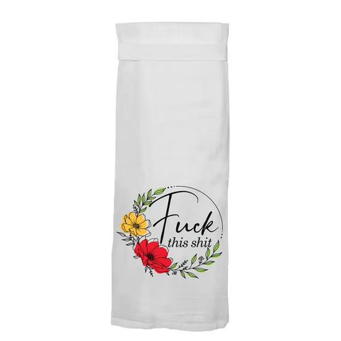 Twisted Wares Let's Get Baked Flour Sack Hang Tight Towel