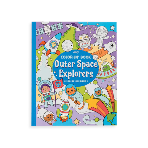 Colouring Book Little | Outer Space Explorers
