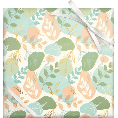 Floral Forest Stone Wrapping Paper