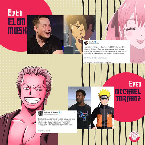 celebrities that watch Anime