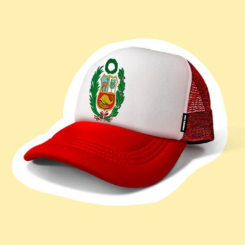 Gorra Plana Escudo Bordado Negro – WHAIRO PERÚ