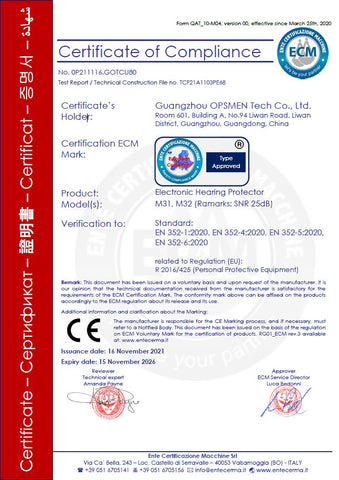 CE verification