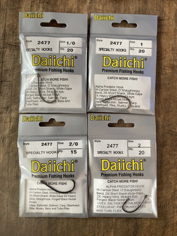 Daiichi 4640 60° Jig Hooks – WNC Fly and Lure