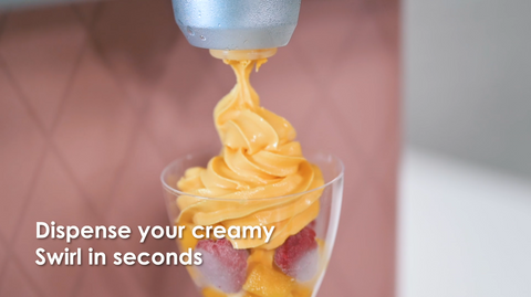 Swirl.GO soft serve ice cream machine in action