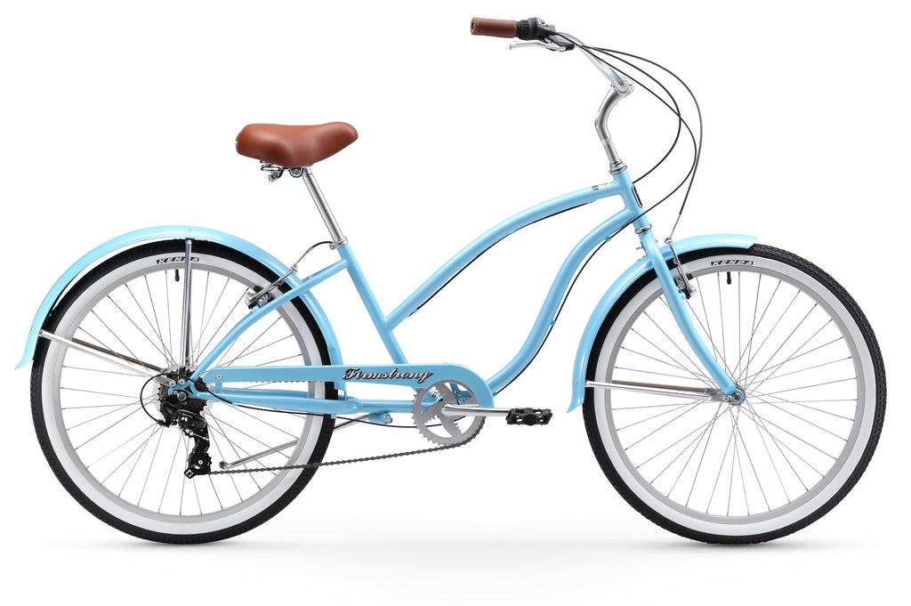 baby blue beach cruiser