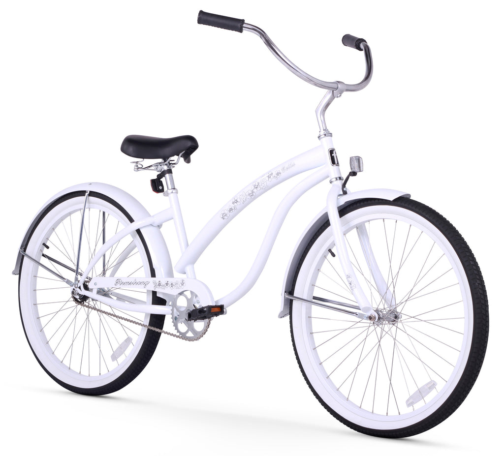 white bike cruiser