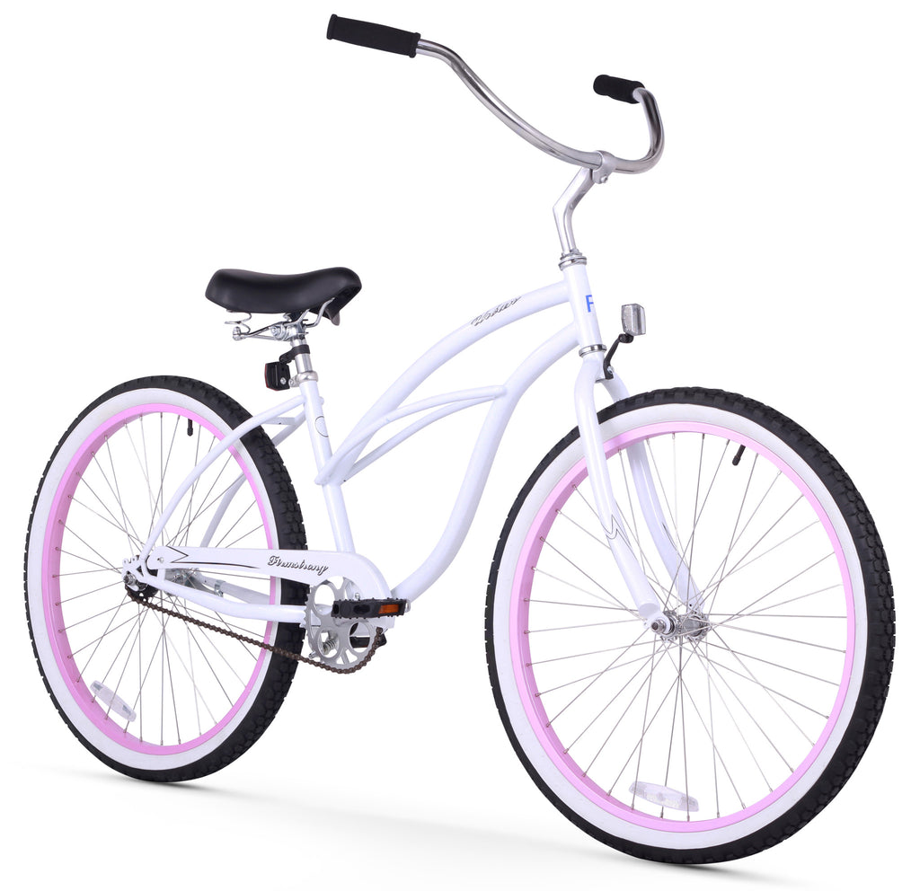 womens pink beach cruiser