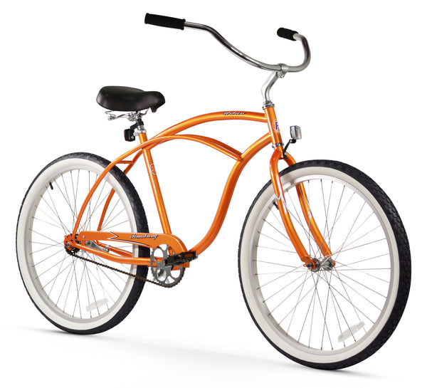 orange beach cruiser bike