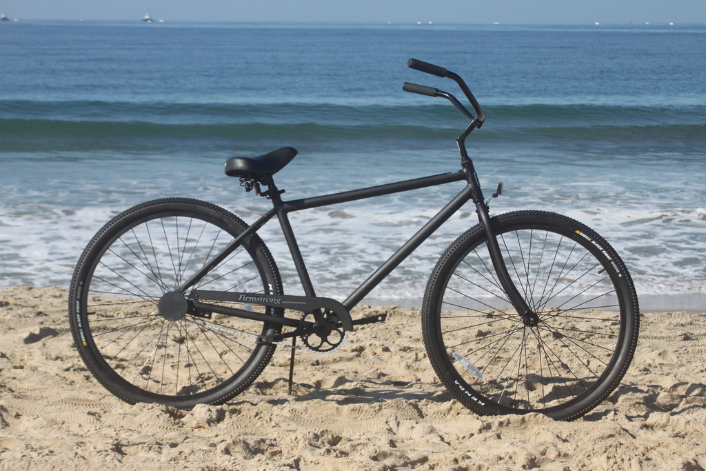 matte black beach cruiser