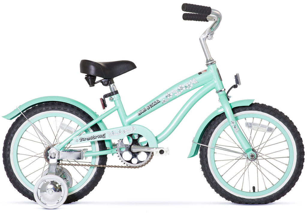 Firmstrong Mini Bella Girl 16 Beach Cruiser Bicycle Wtraining Wheels