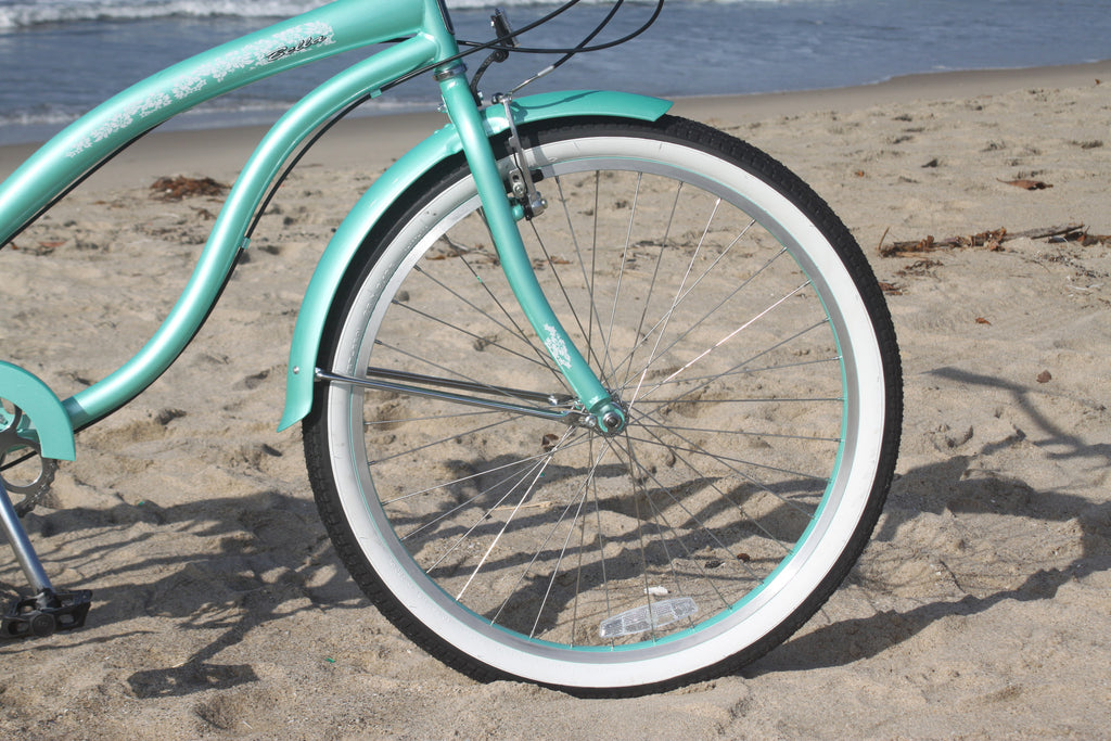 firmstrong bella classic 7 speed women's beach cruiser bike