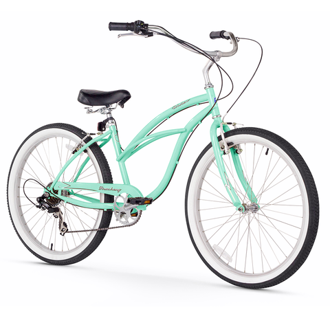 mint green bike