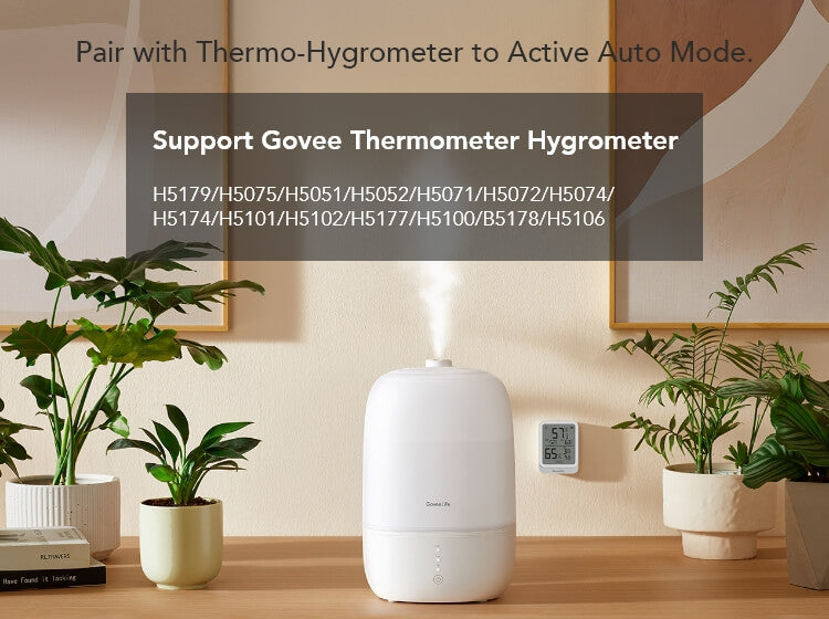 GOVEE Thermometer, Hygrometer, and Humidity Monitor - Bluetooth H5074 &  H5075 