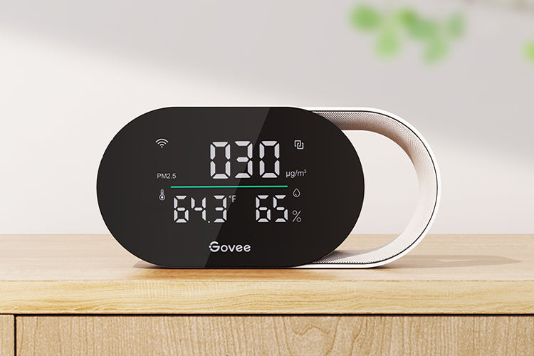 Govee Smart Air Quality Monitor Indoor Air Quality Meter Temperature  Humidity