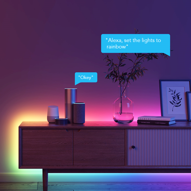 Philips Hue Indoor 6-Foot Smart LED Light Strip Plus Base Kit -  Color-Changing Single Color Effect - 1 Pack - Control with Hue App - Works  with Alexa