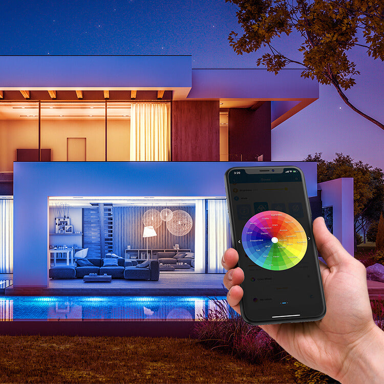 Govee RGB Basic für 15€ – 10m LED-Lichtstreifen mit 64 Farbmodi,  Musik-Sync, App
