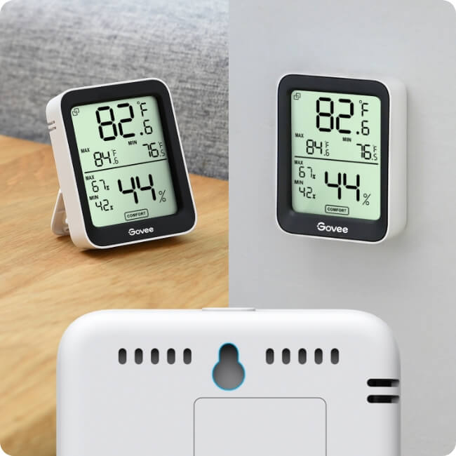Govee Hygrometer Thermometer H5075, Bluetooth Indoor Room