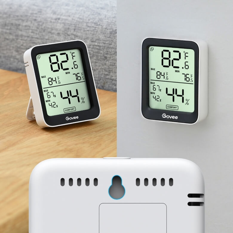 3-Pack Govee Indoor Bluetooth Temperature Humidity Monitor